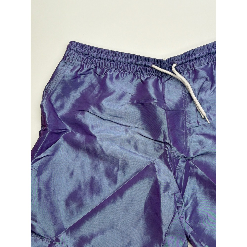 Empyre Mens Iridescent Purple Blue Swim Trunks Shorts Size M - Picture 3 of 10